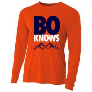 Bo Knows Denver Bo Knows Merch Cooling Performance Long Sleeve Crew