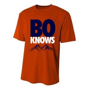 Bo Knows Denver Bo Knows Merch Performance Sprint T-Shirt