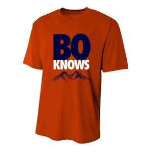 Bo Knows Denver Bo Knows Merch Youth Performance Sprint T-Shirt