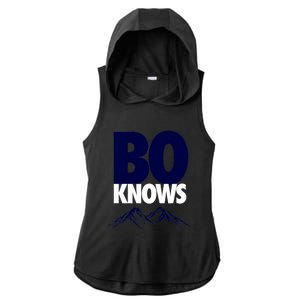 Bo Knows Denver Bo Knows Merch Ladies PosiCharge Tri-Blend Wicking Draft Hoodie Tank