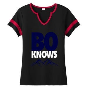 Bo Knows Denver Bo Knows Merch Ladies Halftime Notch Neck Tee