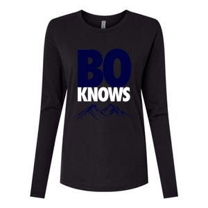 Bo Knows Denver Bo Knows Merch Womens Cotton Relaxed Long Sleeve T-Shirt