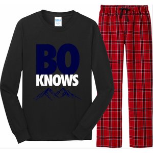 Bo Knows Denver Bo Knows Merch Long Sleeve Pajama Set