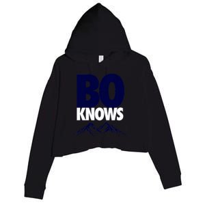 Bo Knows Denver Bo Knows Merch Crop Fleece Hoodie