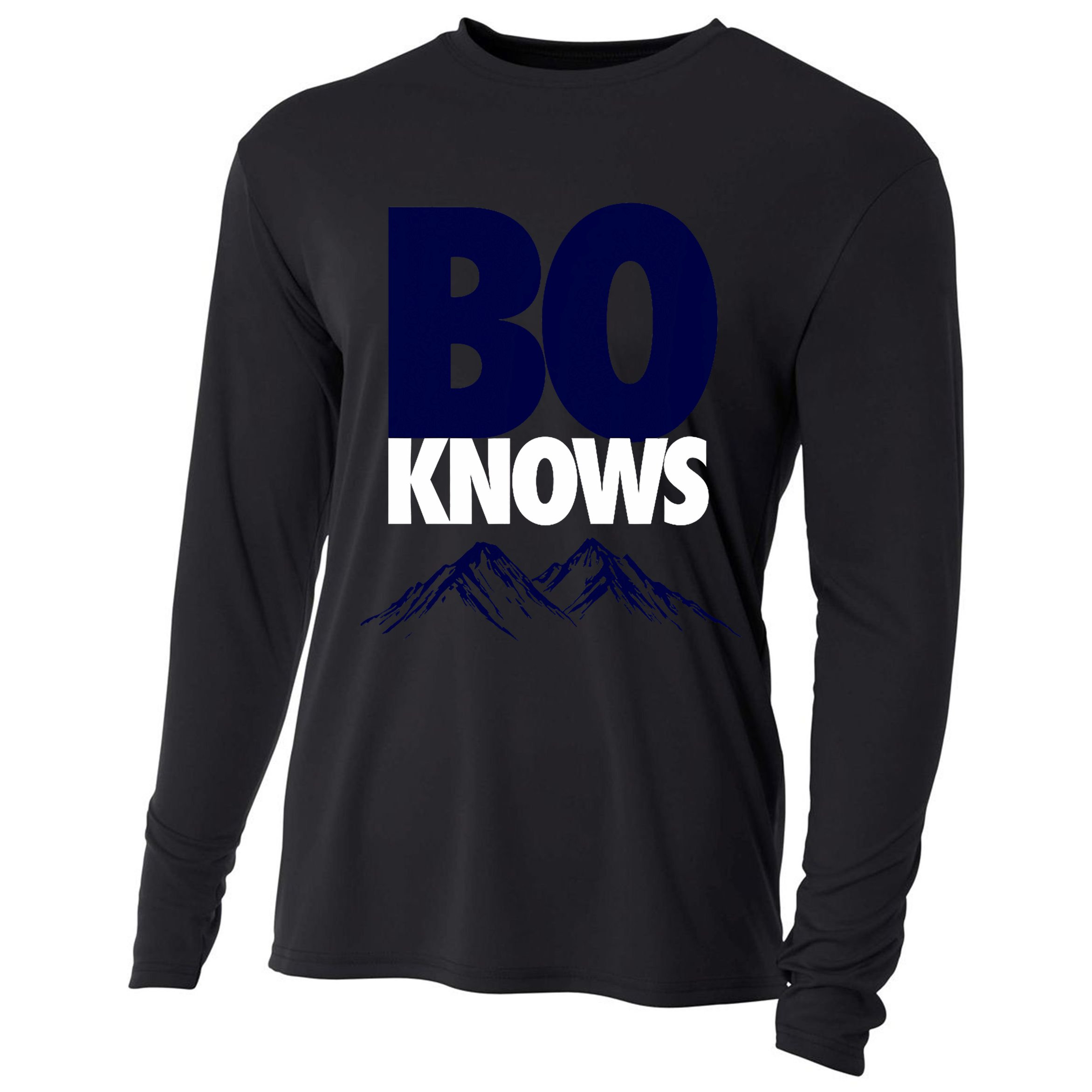 Bo Knows Denver Bo Knows Merch Cooling Performance Long Sleeve Crew