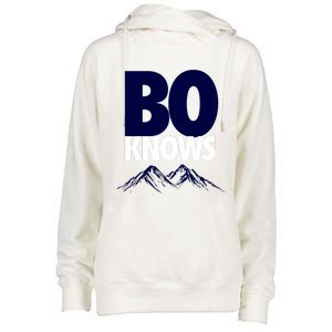 Bo Knows Denver Bo Knows Merch Womens Funnel Neck Pullover Hood