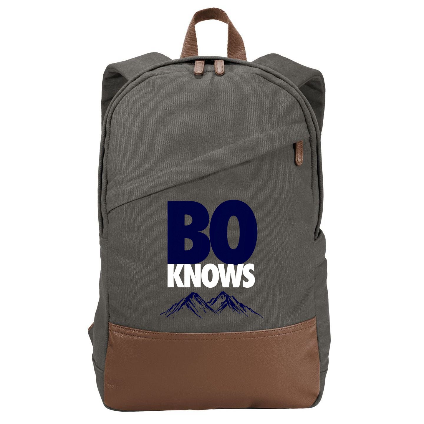 Bo Knows Denver Bo Knows Merch Cotton Canvas Backpack
