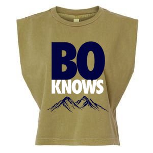 Bo Knows Denver Bo Knows Merch Garment-Dyed Women's Muscle Tee