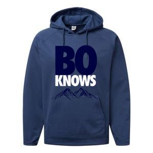 Bo Knows Denver Bo Knows Merch Performance Fleece Hoodie