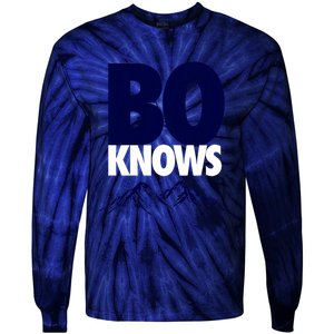 Bo Knows Denver Bo Knows Merch Tie-Dye Long Sleeve Shirt