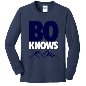 Bo Knows Denver Bo Knows Merch Kids Long Sleeve Shirt