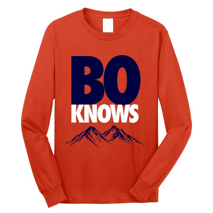 Bo Knows Denver Bo Knows Merch Long Sleeve Shirt