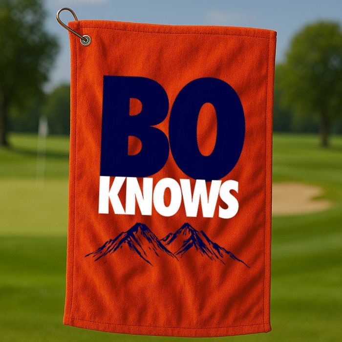 Bo Knows Denver Bo Knows Merch Golf Towel