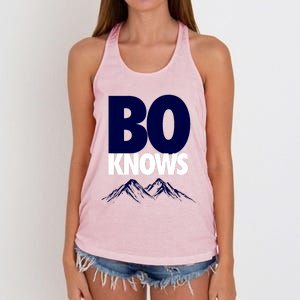 Bo Knows Denver Bo Knows Merch Women's Knotted Racerback Tank