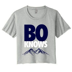 Bo Knows Denver Bo Knows Merch Women's Crop Top Tee