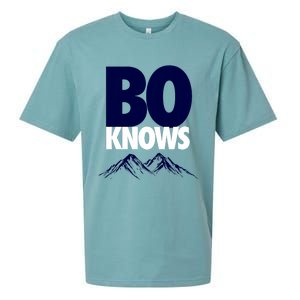 Bo Knows Denver Bo Knows Merch Sueded Cloud Jersey T-Shirt