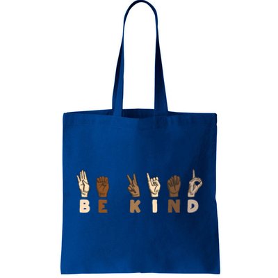 Be Kind Equality Sign Language Hand Guestures Gift Tote Bag