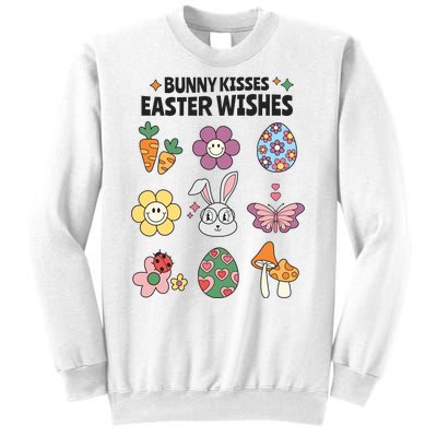 Bunny Kisses Easter Wishes Sweatshirt