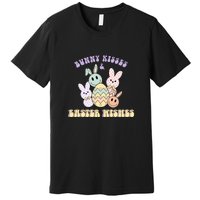 Bunny Kisses & Easter Wishes Retro Easter Day Premium T-Shirt