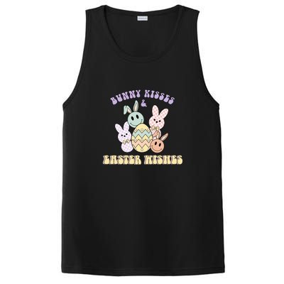 Bunny Kisses & Easter Wishes Retro Easter Day PosiCharge Competitor Tank