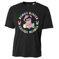 Bunny Kisses Easter Wishes Happy Easter Bad Fun Bunny Easter Day Cooling Performance Crew T-Shirt