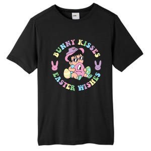 Bunny Kisses Easter Wishes Happy Easter Bad Fun Bunny Easter Day Tall Fusion ChromaSoft Performance T-Shirt