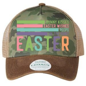 Bunny Kisses Easter Wishes Peeps On The Hunt Legacy Tie Dye Trucker Hat