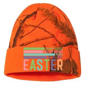 Bunny Kisses Easter Wishes Peeps On The Hunt Kati Licensed 12" Camo Beanie