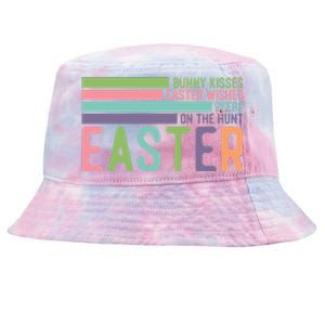 Bunny Kisses Easter Wishes Peeps On The Hunt Tie-Dyed Bucket Hat