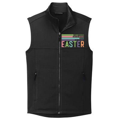 Bunny Kisses Easter Wishes Peeps On The Hunt Collective Smooth Fleece Vest