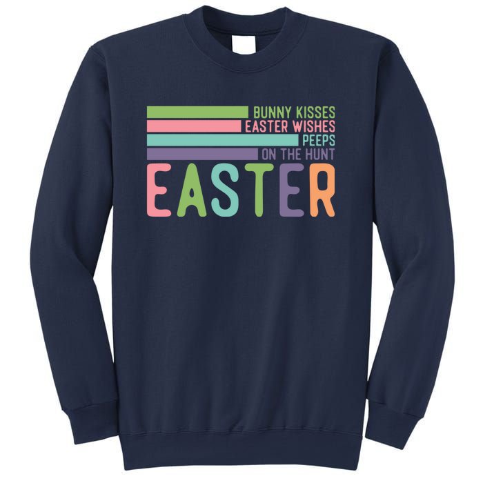 Bunny Kisses Easter Wishes Peeps On The Hunt Sweatshirt