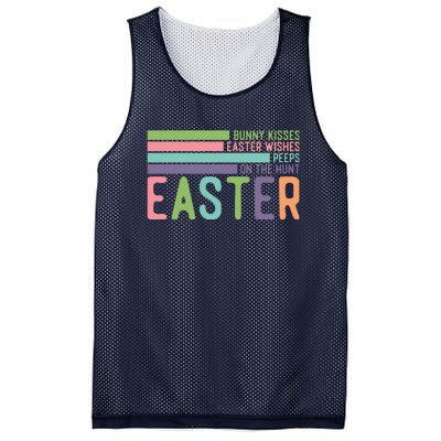 Bunny Kisses Easter Wishes Peeps On The Hunt Mesh Reversible Basketball Jersey Tank