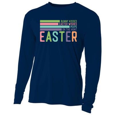 Bunny Kisses Easter Wishes Peeps On The Hunt Cooling Performance Long Sleeve Crew