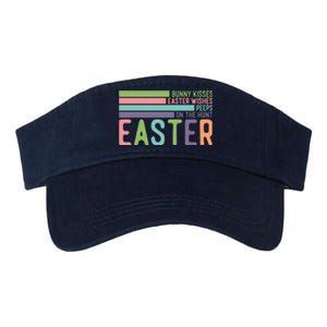 Bunny Kisses Easter Wishes Peeps On The Hunt Valucap Bio-Washed Visor