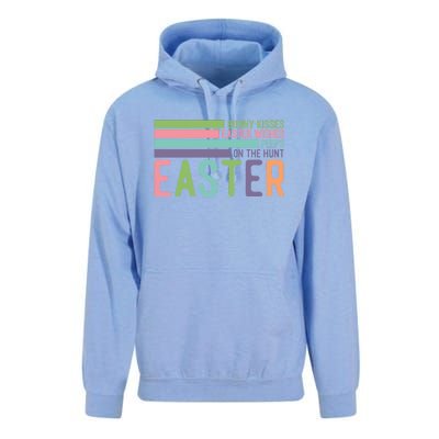 Bunny Kisses Easter Wishes Peeps On The Hunt Unisex Surf Hoodie