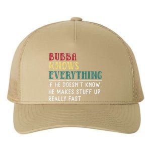 Bubba Knows Everything Father's Day Gift For Brother Bubba Yupoong Adult 5-Panel Trucker Hat