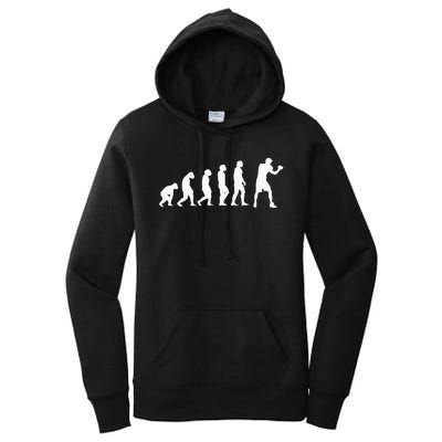 Boxing Kickboxing Evolution Boxing Fight Boxer Women's Pullover Hoodie