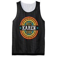 Best Karen Ever Funny Karen Name Mesh Reversible Basketball Jersey Tank