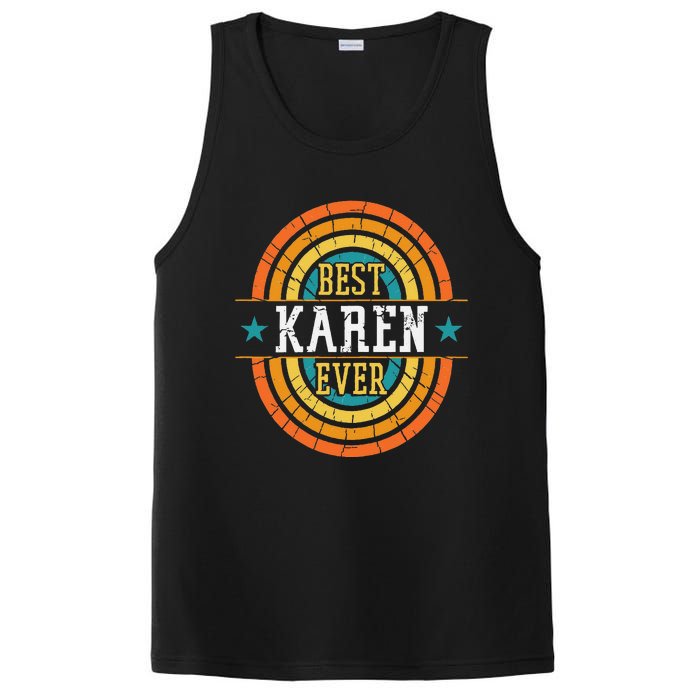 Best Karen Ever Funny Karen Name PosiCharge Competitor Tank