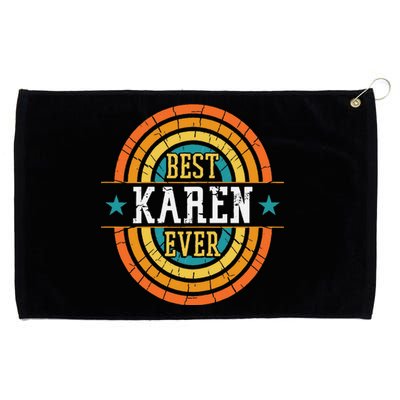 Best Karen Ever Funny Karen Name Grommeted Golf Towel