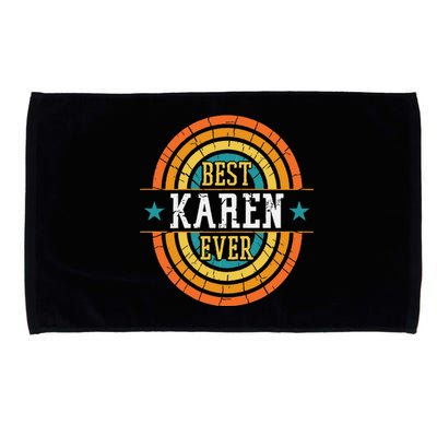 Best Karen Ever Funny Karen Name Microfiber Hand Towel