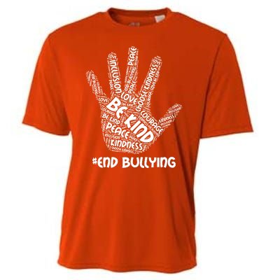 Be Kind #End Bullying Word Art Hand Cooling Performance Crew T-Shirt