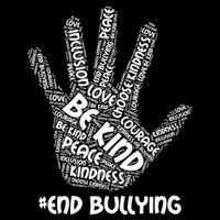Be Kind #End Bullying Word Art Hand Full Zip Hoodie