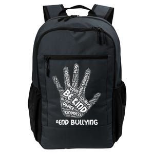 Be Kind #End Bullying Word Art Hand Daily Commute Backpack