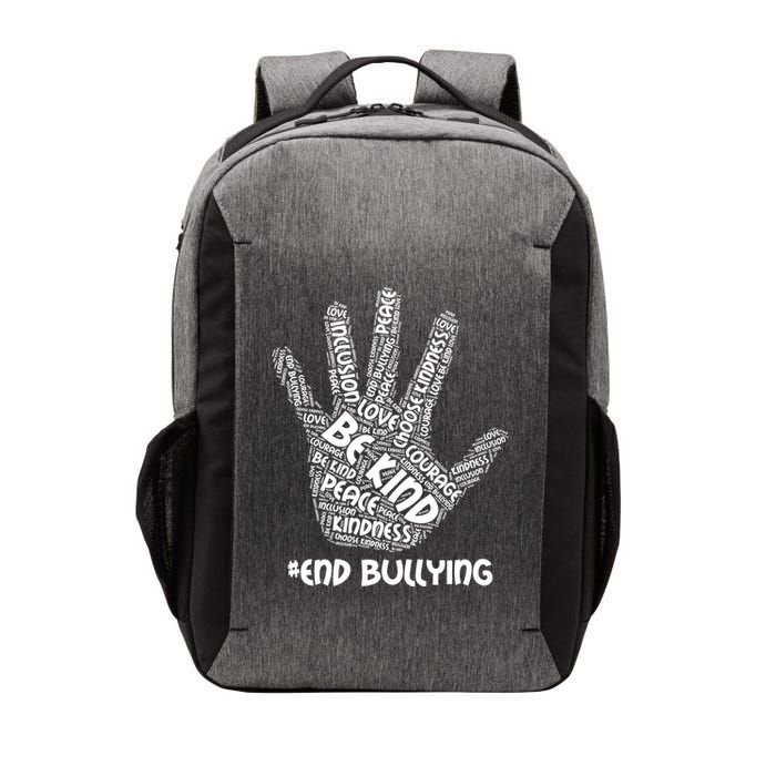 Be Kind #End Bullying Word Art Hand Vector Backpack