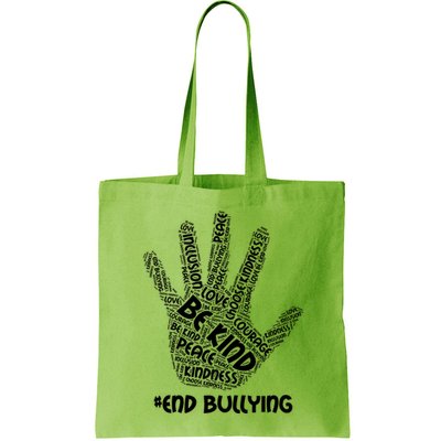 Be Kind #End Bullying Word Art Hand Bag