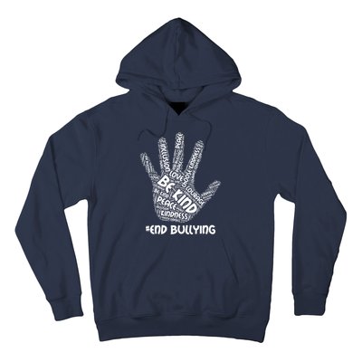 Be Kind #End Bullying Word Art Hand Hoodie