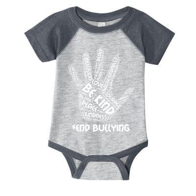 Be Kind #End Bullying Word Art Hand Infant Baby Jersey Bodysuit