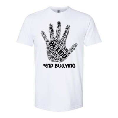 Be Kind #End Bullying Word Art Hand Softstyle CVC T-Shirt