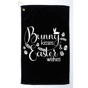 Bunny Kisses Easter Wishes Platinum Collection Golf Towel